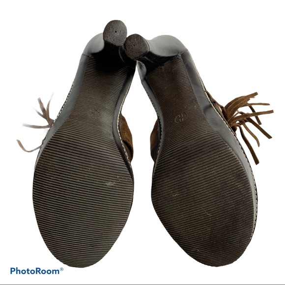 Coach Katrina Mule Slides~ Dark Brown Suede - Picture 7 of 7